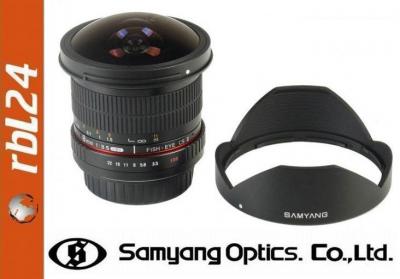 Samyang 8mm f/3.5 Canon Fish-eye CS II