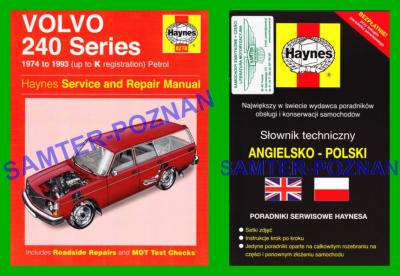 Volvo 240 242 244 245 1974-1993 instrukcja Haynes