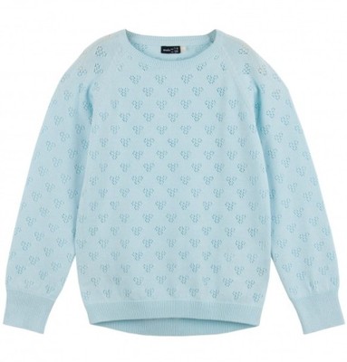 ENDO Ażurowy sweter dla dziewczynki (r.110)