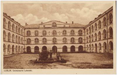 pocztówka Lublin. Uniwersytet Lubelski.