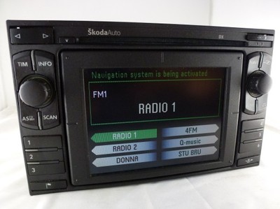 Radio nawigacja navi MFD Skoda octavia 1 superb - 6892211455 - oficjalne  archiwum Allegro