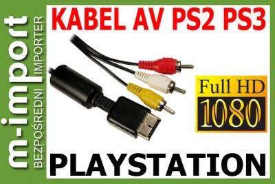 KABEL DO TV COMPONENT PLAYSTATION PS3 PS2 AV HD