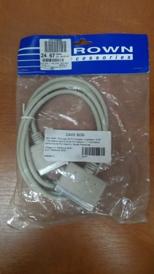 Kabel przedłużacz SCSI I, 2x Centronic 50pin 1,8mb