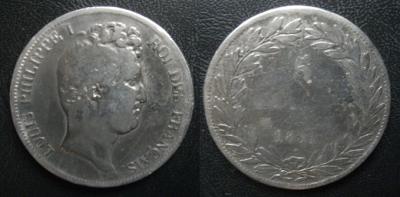 FRANCJA 5 fr 1831 M