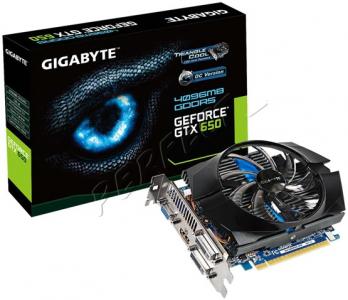 Karta GeForce GTX650 OC 4GB DDR5 GigaByte PCI3.0