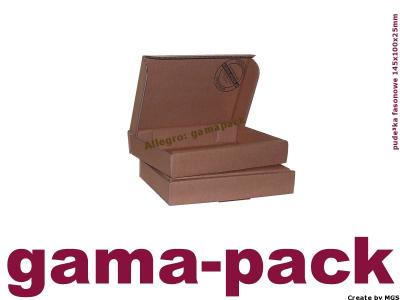 gama-pack 145x100x25 pudełka fasonowe ______ 10szt