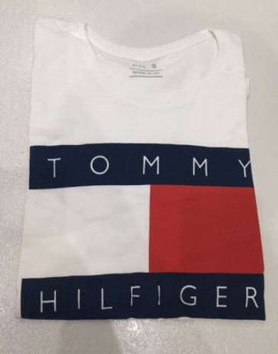 Bluzka Biała koszulka Tommy hilfiger S M L XL - 6863047102 - oficjalne  archiwum Allegro