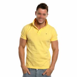 NOWA koszulka TOMMY HILFIGER polo żółta XL/XXL