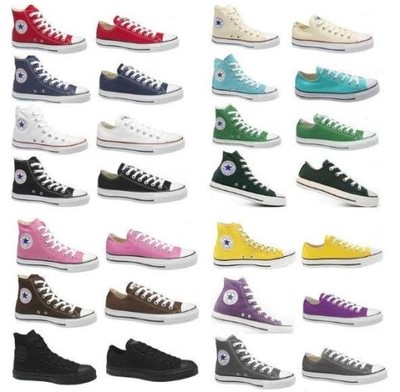 Trampki buty Converse niskie wysokie 10 kolorów - 6736482348 - oficjalne  archiwum Allegro