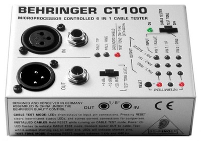 Behringer CT100 Tester Przewodów / Kabli