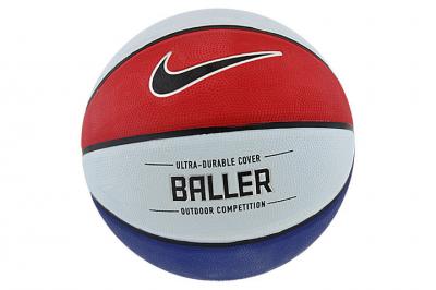Piłka koszykowa Nike Baller biało-czerwona - 3 - 2676362298 - oficjalne  archiwum Allegro