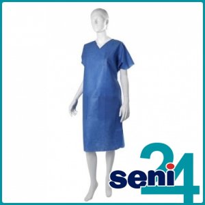 Koszula operacyjna sukienka z włókniny SMS, M