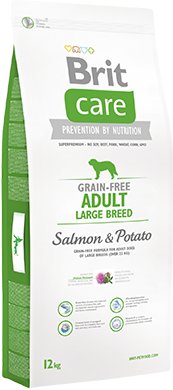 Brit Care Grain Free Adult Large Salmon 12kg KURIE
