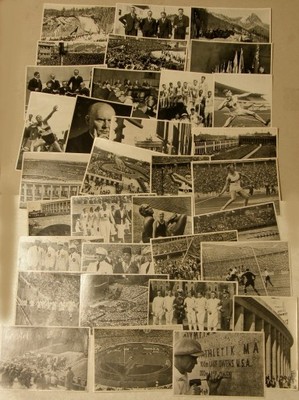 33 fotografie na kartach z serii OLYMPIA 1936