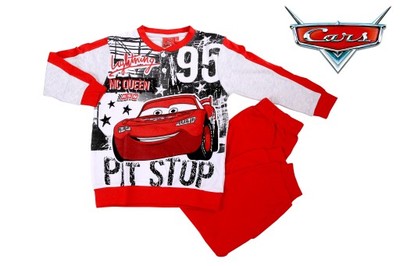 Piżama Disney Cars Auta czerwona SUPER CENA [140]