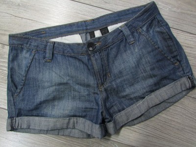 10SP* MANGO COLLECTION jeans spodenki podwijane 32