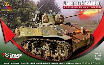 U.S. Light Tank M5A1 (late) 1/72