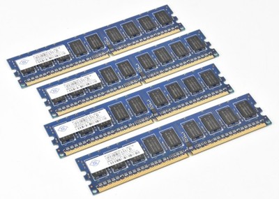 Pamięć RAM Nanya   DDR2 4GB 4x1GB PC2-6400 800Mhz