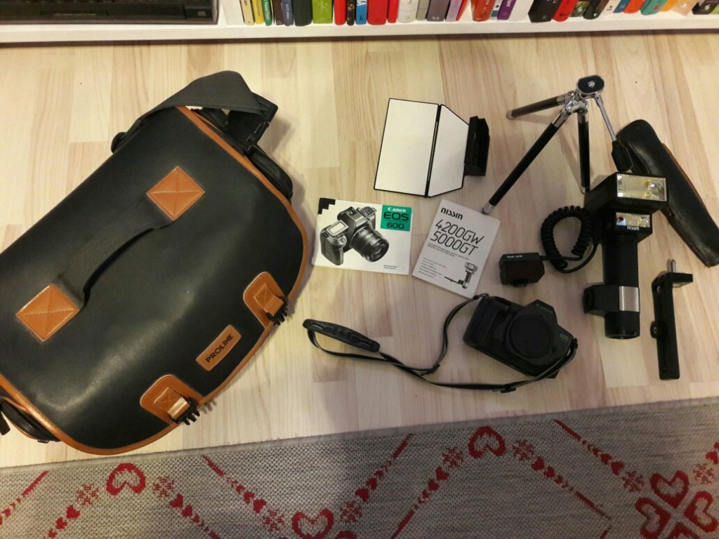 Canon Eos600, torba, akcesoria