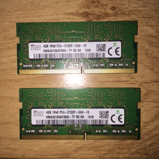 Pamięć RAM 8GB (2x4GB) DDR4 HYNIX SODIMM 2133MHz