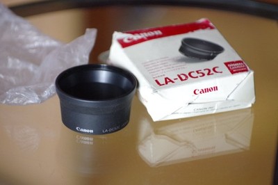 Canon adapter LA-DC52C A60 A70 A75 A85 52 mm eo