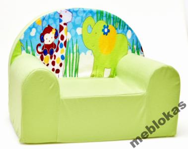 Fotel Fotelik z pianki dla dzieci Pufa super wzory