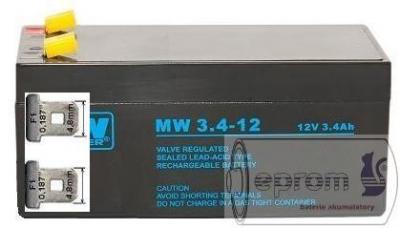 Akumulator 12V 3.4Ah, MW3.4-12, RBC47, AGM