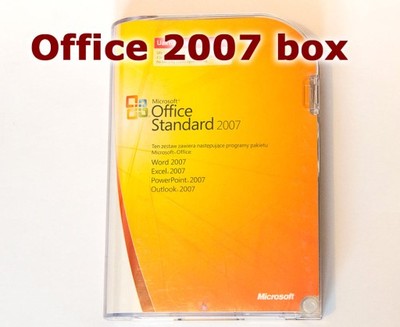 Microsoft Office 2007 Standard PL BOX bundle