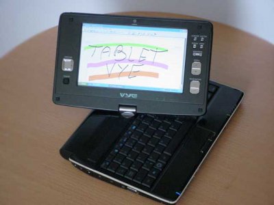 Mały konwertowalny laptop-tablet Vye mini - Wr-w