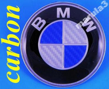 EMBLEMAT ZNACZEK BMW 82mm CARBON 3 5 7 E36 E38 E39