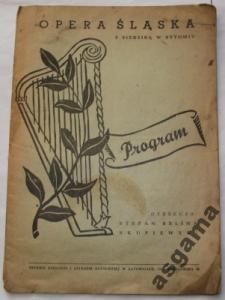 Bytom 1948 Opera Śląska Pan Twardowski reklamy