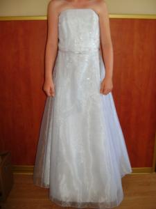 Piękna ślubna /balowa suknia - delikany błękit !!!