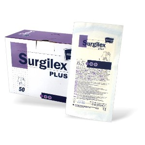 Rękawice chirurgiczne jałowe SURGILEX pudr 6 50par