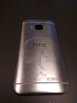 HTC m9 Gold on silver Komplet gw. producenta