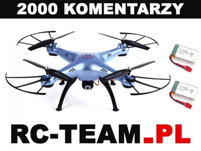 Dron SYMA X5HC Kamera HD Barometr + 2 AKUMULATORY