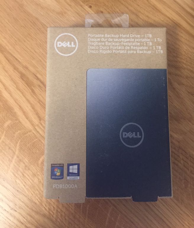 Przenośny dysk Dell Backup Hard Drive 1TB USB 3.0
