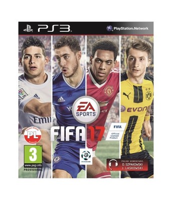 FIFA 17 PS3 PL BOX+Gratis