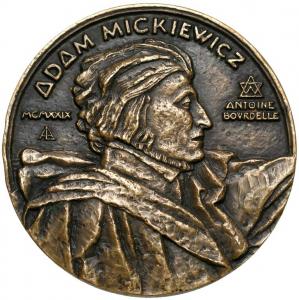 5043. Adam Mickiewicz Odsłonięcie Pomnika w Paryżu