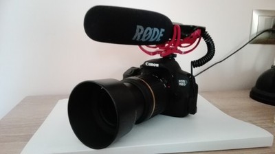 Zestaw Canon EOS 700D + Mikrofon Rode Videomic! - 6700174423 - oficjalne  archiwum Allegro
