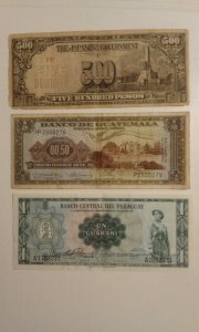 Zestaw, banknoty Ameryka