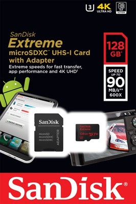 SanDisk SDSQXVF-128G-GN6MA EXTREME microSDXC 128GB