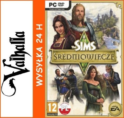 The Sims Średniowiecze Medieval  NOWA  FOLIA  24H