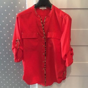 Piękna czerwona koszula z panterka Calvin Klein 36