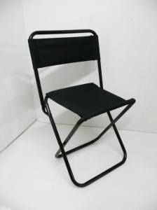Krzesełko Turystyczne Składane Czarne wys.61cm