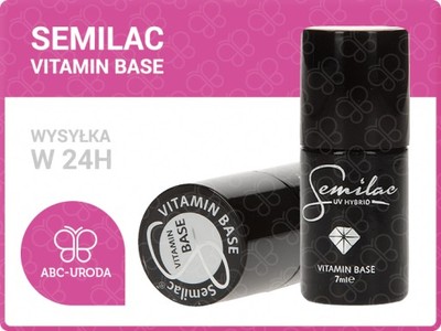 Semilac Base Vitamin Baza Witaminowa 7ml 6390402444 Oficjalne Archiwum Allegro