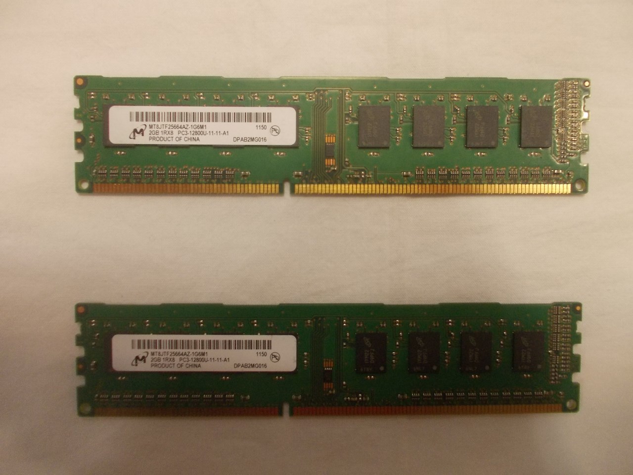 Micron 4GB DDR3 1600MHz (2x2GB)