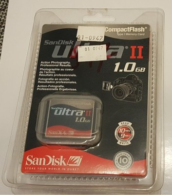 Karta pamięci CF SANDISK 1GB Ultra II nowa