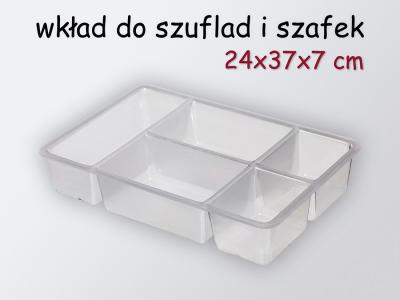 IKEA POJEMNIK WKŁAD SZUFLADY szafki przezroczysty - 4406308826 - oficjalne  archiwum Allegro