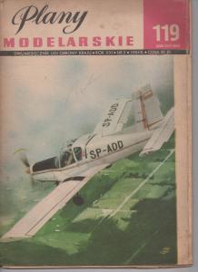 Plany Modelarskie nr. 119  - ZLIN 42M -