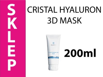 CLARENA Cristal Hyaluron 3d Mask maska nawilżająca